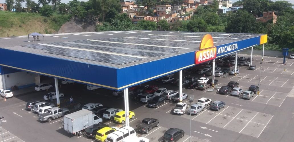 imagem Três novas plantas solares nas lojas Assaí do Rio de Janeiro